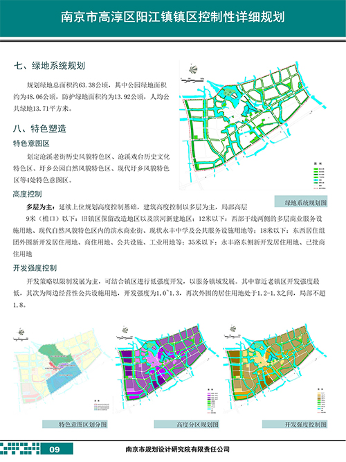 南京市高淳区阳江镇镇区控制性详细规划