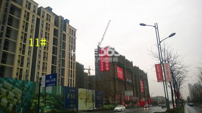 中国铁建青秀城11号楼施工进度 2015年2月摄