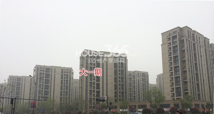 滨江金色黎明大一期实景图 2015年4月摄 