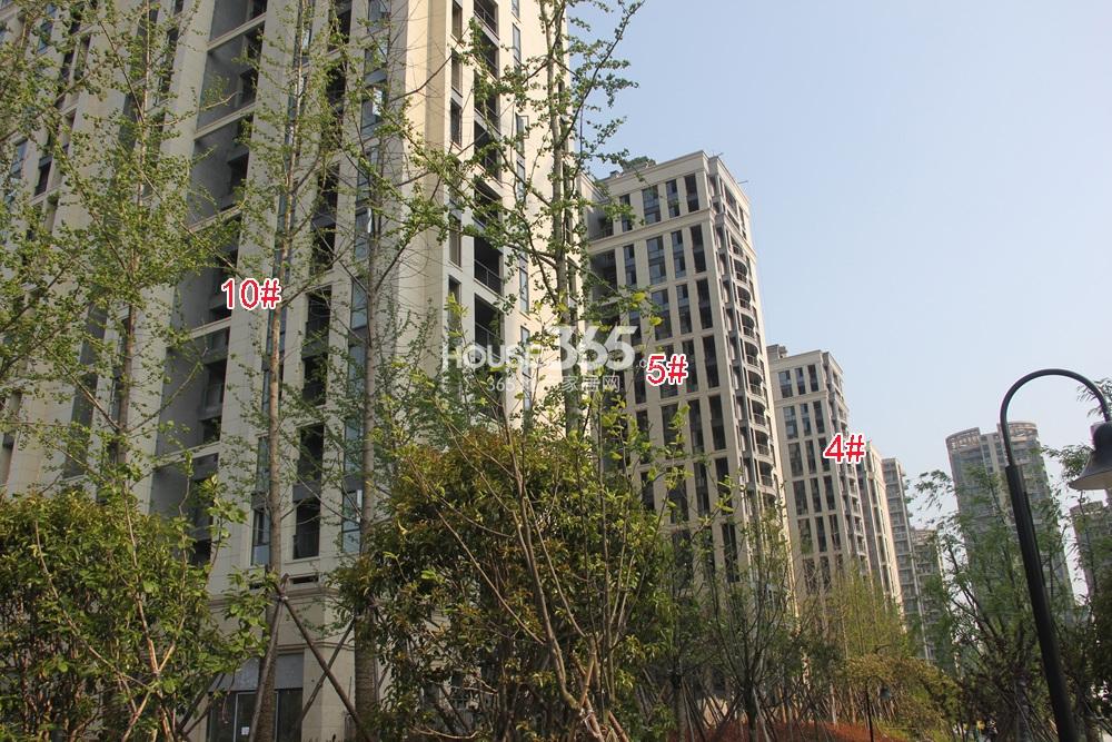 中国铁建青秀城4、5、10号楼施工进度实景图 2015年4月摄
