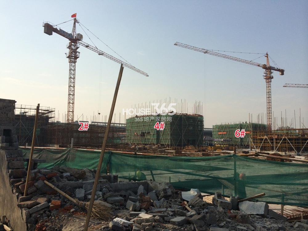 2015年4月下旬钱江御府项目实景--2、4、6号楼