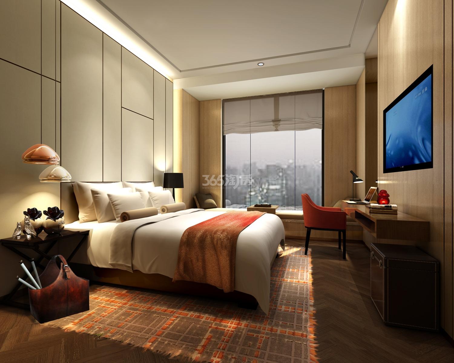 杭州大悦城项目样板房卧室效果图