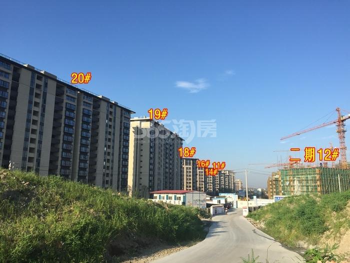 万科西庐一期、二期12号楼施工实景图（2015.7）
