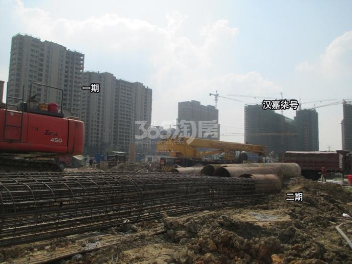 城发云锦城一期和二期施工实景图 2015年10月摄