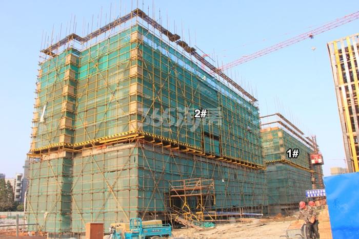 宝嘉誉府项目1、2号楼施工进程图（2015.10）