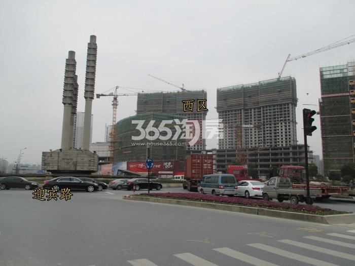 华元欢乐城西区施工进程图（2016.1）