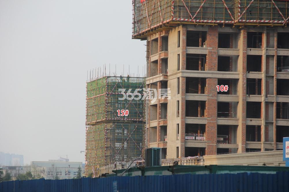 中国铁建江南国际城10、15号楼实景图 2016年3月摄