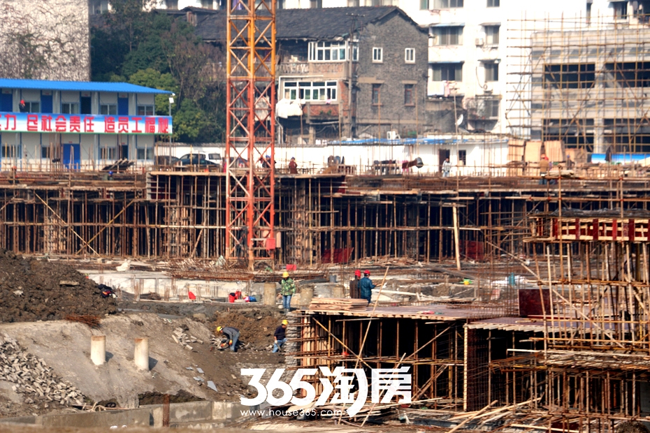 东方龙城清荷苑工程进度（2016年11月摄）