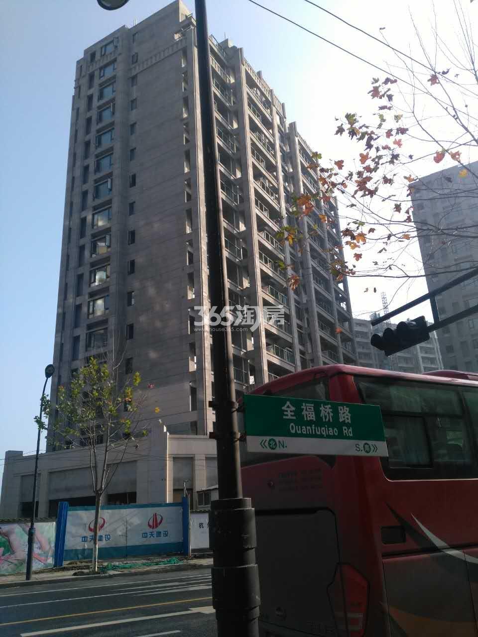 天阳文晖2号楼施工实景图 2017.1.13摄
