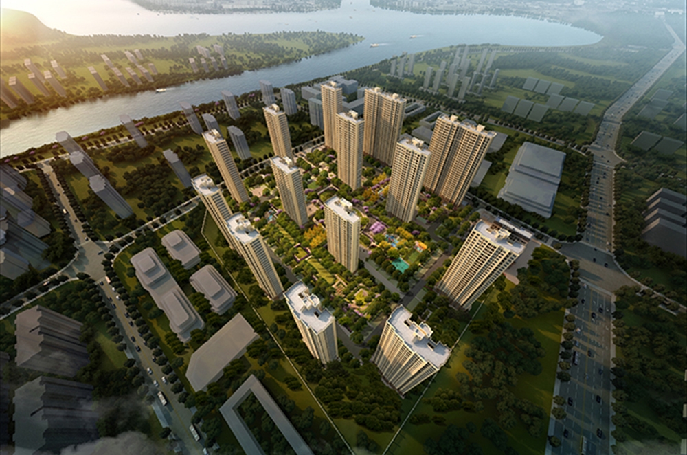 中国铁建万科江湾城效果图