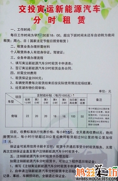 【城市播报员】芜湖新能源汽车租赁及价格优惠